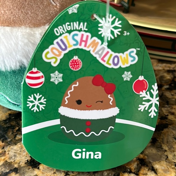 Holiday limited edition Squishmallow “Gina” 1/8 in set - Picture 2 of 4